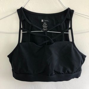 Black BuffBunny Sports Bra | full coverage